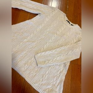 Jeanne Pierre cable knit sweater